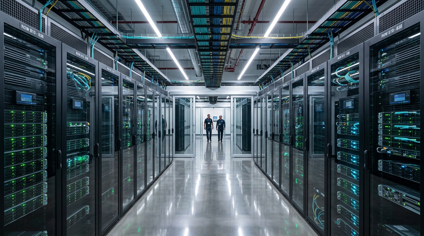 High-Density Tier-IV Server Halls with Cold Aisle Containment
